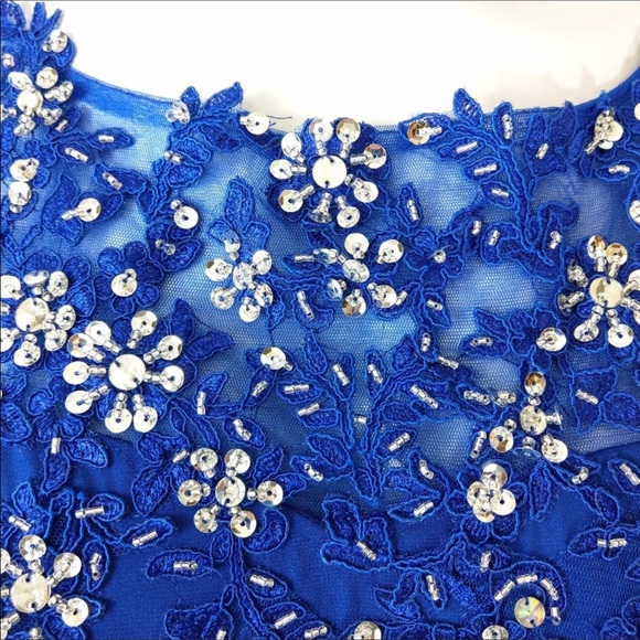 Izilady formal gown royal blue sz 10 - Picture 8 of 10